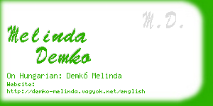 melinda demko business card